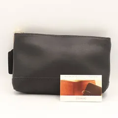 コーチ ブラックレザー ポーチ 小物入れ コスメポーチ メイクポーチ レディース 2000000 NSK OMI