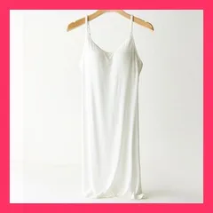 ★スタッフおすすめ★ インナーキャミソール カップ付き インナー レディース キャミソール 柔らかい ボーダー キャミワンピ ペチコート ワンピース 無地