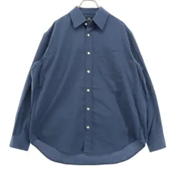 美品 BEAMS HEART ビームスハート 長袖 シャツ M ブルー メンズ 古着