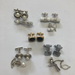ネクタイピン　カフスセット4点まとめ売り　（カフス1点おまけ）