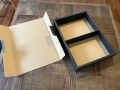 【いちご贈答用箱：24粒用】ヤマニパッケージ いちご箱 L-446 (イチゴクッション用 2P 355×245×60mm)『40枚』イチゴ用/ダンボール