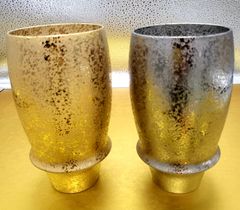 匠の蔵　金とプラチナ　ジパング　プレミアムビアグラス　ペア