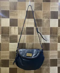 MARC BY MARC JACOBS マークバイマークジェイコブス レザー ショルダーバッグ 鞄 黒 ブラック