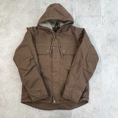 RIDGECUT　アクティブジャケット　パーカー　ボアジャケット　ダックジャケット　アウター　古着　ブラウン　茶色　M