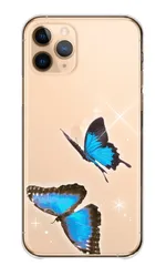 iPhone 12 iPhone12Pro ケース カバー アイフォン12 スマホケース ハードケース 蝶々 バタフライ ちょうちょう かわいい きれい 綺麗 おしゃれ 大人女子 キラキラ カラー10
