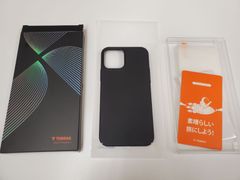 ★TORRAS iPhone12 /12Pro 用ケース 超薄 6.1インチ マット質感 PC ガラスフィルム付属 指紋/擦り傷防止 さらさら 手触り アイフォン 12 Pro用耐衝撃カバーブラック Wisdom Series