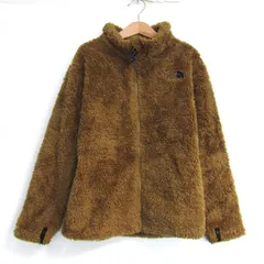 ザ・ノースフェイス ブルゾン シェルパフリースジャケット アウター NAJ71945 キッズ 男の子用 140サイズ 茶 THE NORTH FACE 【中古】
