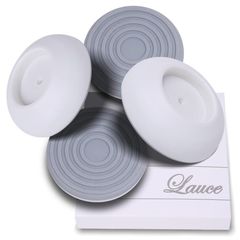 [保育士推薦] Lauce ベビーゲート ペットゲート つっぱり棒 ウォールセーバー 柵 壁保護 滑り止め 安全規格認証 (4個) ホワイト