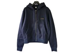 ベルルッティ レザータブ付き パーカー R25JZL44-001 サイズXS ネイビー BERLUTI