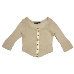 MARC JACOBS(マークジェイコブス) カシミア混カーディガン 6761185700E S アイボリーのサムネイル