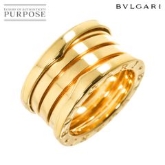 ブルガリ BVLGARI ビーゼロワン 4バンド リング #48 K18 YG イエローゴールド 750 B-zero1 Ring 90287842