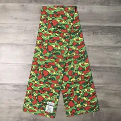 ★APE エイプ 初期 スタカモ スカーフ マフラー カーキ★ GORE-TEX WIND STOPPER 1ST CAMO POCKET FLEECE SCARF（マフラー
