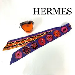 ⭐️良品⭐️ エルメス 不死鳥の神話 ツイリースカーフ レッド