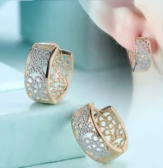 ゴールドピアス フープ 18金 ハワイ産 k18 プラチナ ハワイアンジュエリー シンプル