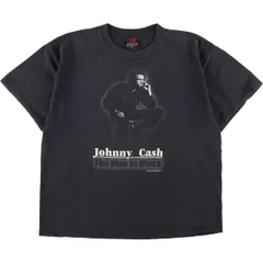 -ランクZION ROOTSWEAR JOHNNY CASH ジョニーキャッシュ バンドTシャツ バンT メンズXL /eaa351675