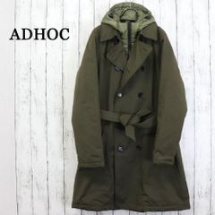 ATON フード付きナチュラルダイ ロングコート - メルカリ