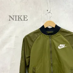 NIKE ナイロン ジャケット ブルゾン アウター S カーキ  メンズ