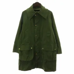 バブアー Barbour ステンカラーコート ロング丈 コットン 36 S カーキ /AN25のサムネイル