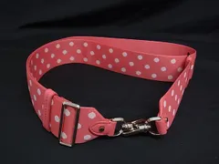 ■新品■未使用■ kate spade ケイトスペード キャンバス バッグ用 ドット柄 ショルダーストラップ 肩掛け 斜め掛け ピンク系 BJ7166