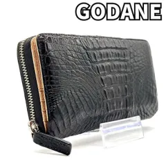 GODANE　ゴダン　財布　新品未使用　本革　ブラック Amazon.co.jp: お財布 メンズ クロコダイル革ラウンド長財布