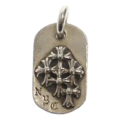 Chrome Hearts ドッグタグ スモール レイズド セメタリー　NYC クロムハーツ（Chrome Hearts）ドッグタグ レイズドセメタリー