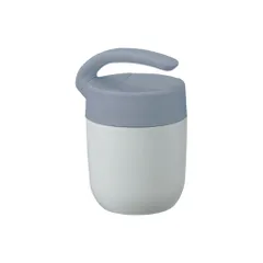 ☆ 034.ダスティブルー ☆ MOTTERUくるっとハンドルサーモマグタンブラー MOTTERU モッテル タンブラー サーモ 310ml マグ マグカップ コップ カップ くるっと ハンドル 保温 保冷 保冷保温 持ち運びしやすい 蓋 スライド 洗いやすいのサムネイル