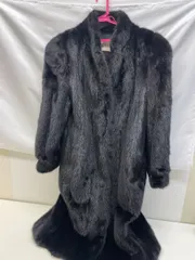 Belle Vison ベルビジョン サガミンク リアルファー コート 黒 11 Belle Vison ベルビジョン サガミンク リアルファー コート 黒 11