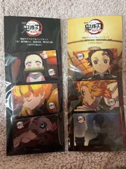 【新品未開封】鬼滅の刃 無限列車編 場面写スクエア缶バッジ2点セット