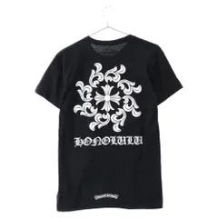 CHROME HEARTS (クロムハーツ) Honolulu Back Cross Tee ホノルル CHシャイン プリント半袖Tシャツカットソー ブラックのサムネイル