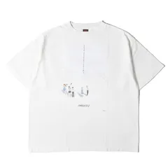 【新品】SAINT MICHAEL セントマイケル Tシャツ ホワイト 白 サイズ:XL | 25SS シン・エヴァンゲリオン劇場版:|| GEEKS RULE ヴィンテージ加工 Tシャツ (EV_SS TEE) | トップス | コラボ【メンズ】