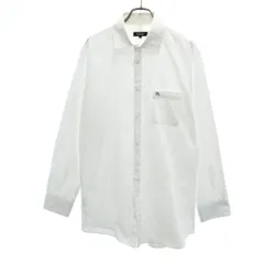 BURBERRY BLACK LABEL バーバリーブラックレーベル 長袖 シャツ 41 ホワイト系 三陽商会 メンズ 古着