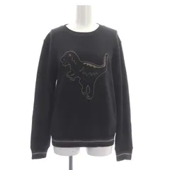 コーチ COACH 恐竜ダイナソー刺繍プルオーバースウェット トレーナー コットン S 黒 ブラック /NR ■OSのサムネイル
