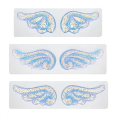 【新着商品】LIANHATA 羽 シリコンモールド 3個セット 天使 翼形 羽根 UVレジン エポキシ樹脂 レジン モールド DIY 手作り アクセサリー キーホルダー ネックレス 装飾 再利用可能 (H)