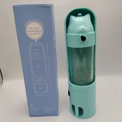 【TAKA16-67】◇ PETODAY ワンタッチ ペット ウォーターボトル 犬 散歩用 水飲み 給水器 おやつ容器 うんち容器 4Way 割れ物