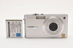 ★良品★ パナソニック Panasonic LUMIX DMC-FX7 新品互換バッテリー付属 シルキーシルバー コンパクトデジタルカメラ #1260A236