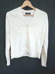 ◇ Θ green label relaxing グリーンレーベルリラクシング 長袖 ニット カーディガン アイボリー系 レディース E  【1507160015411】