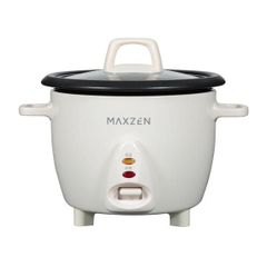 【極美品】MAXZEN 3合 炊飯器 ホワイト MRC-TX301-WH EP0531 0702ML001 0120240621100458