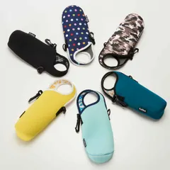 ボトルカバー ペットボトル 500ml用 ショルダーストラップ付 tone （ トーン ペットボトルカバー ボトルケース カバー ケース 水筒カバー 保冷 保温 ボトル ペットボトルケース ストラップ 肩ひも 持ち運び 保護 アウトドア 