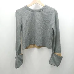 ◇ ⊇ ZARA ザラ シンプル 長袖 カットソー サイズM グレー系 レディース E  【1505290001137】