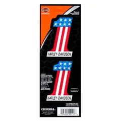 【メール便発送】ステッカー ハーレーダビッドソン ダイカットデカール H-D #1 U.S.FLAG 2P ホログラム CG99117 Harley-Davidson