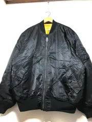 043051 ALPHA MA-1 4L ミリタリー ジャケット 3XL ブラック MA1 MIL-J-82790 0615-00-573-8335 アルファ