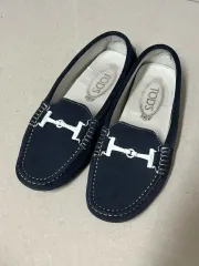 【極美品】TOD'S フラットシューズ 23.5 cm 黒　本革 2025年最新】Tod's レディース フラットシューズ・バレエ