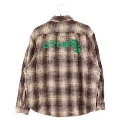 RAF SIMONS (ラフシモンズ) 20AW Big fit shirt The Others バックプリントチェックシャツ ベージュのサムネイル
