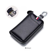 ☆スマートキーケース 本革カード札入れ 多機能 黒 a050