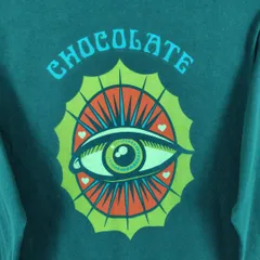 CHOCOLATE チョコレート Tシャツ 長袖 バックプリント グリーン Mサイズ メンズ 古着 ストリート