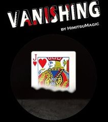 （目の前で一瞬でカードが消えます）　Vanishing by Himitsu Magic(手品、マジック）