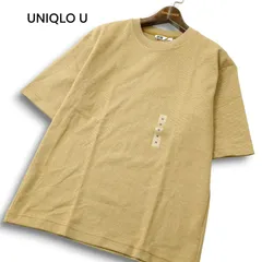 【新品 23SS】 UNIQLO U ユニクロ ユー ルメール 半袖 エアリズム コットン オーバーサイズ ボーダー Tシャツ Sz.M メンズ