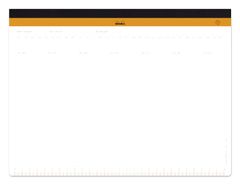 新品 Rhodia メモ帳 デスクパッド スケジュール帳 『ウィークリーデスクプランナー』 A4+(29.7×22.5cm) 60枚入 cf194040 オレンジ