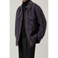 さ*い様 OVERCOAT 24AW BOUCLE SHIRT JACKET さ*い様 OVERCOAT 24AW BOUCLE SHIRT JACKET - メルカリ