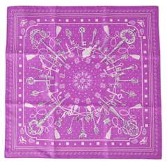 未使用 エルメス HERMES スカーフ カレ55 LES CLES レ クレ